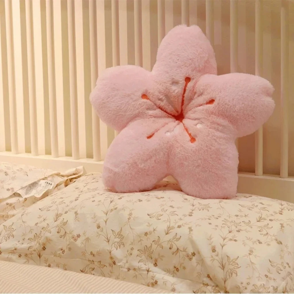 Pink Cherry Blossom Cushion