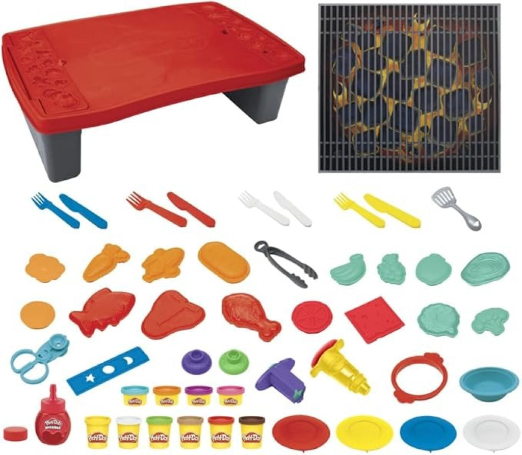 Play-Doh Kitchen Creations Big Grillin’ Playset (Frustration Free Packaging) - Play-Doh