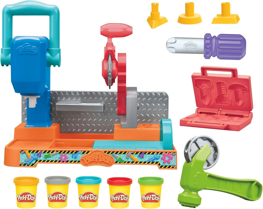 Play-Doh Stamp & Saw Tool Bench Playset - Play-Doh