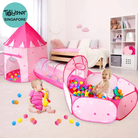 Play Tunnel Crawling Tent Playhouse