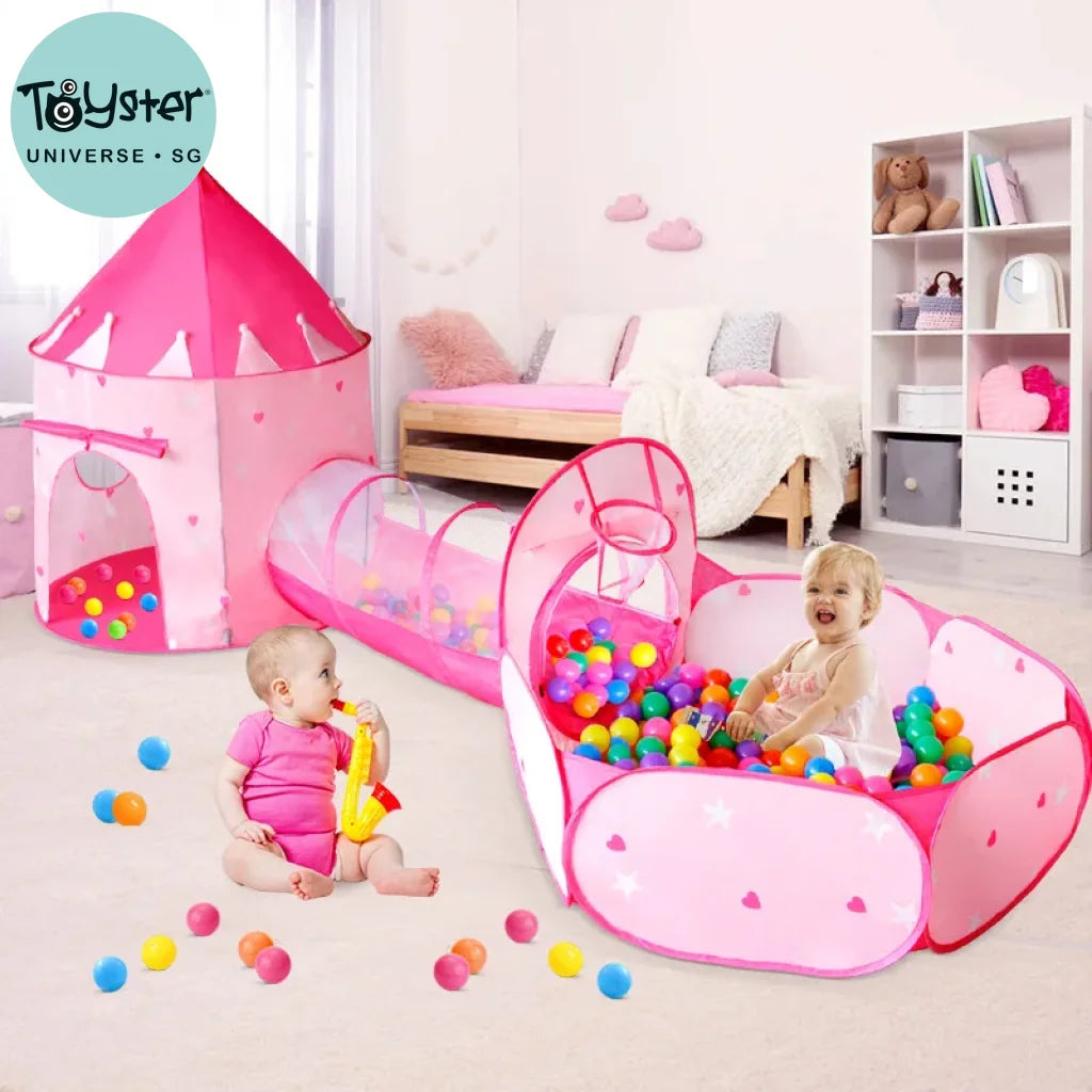 Play Tunnel Crawling Tent Playhouse