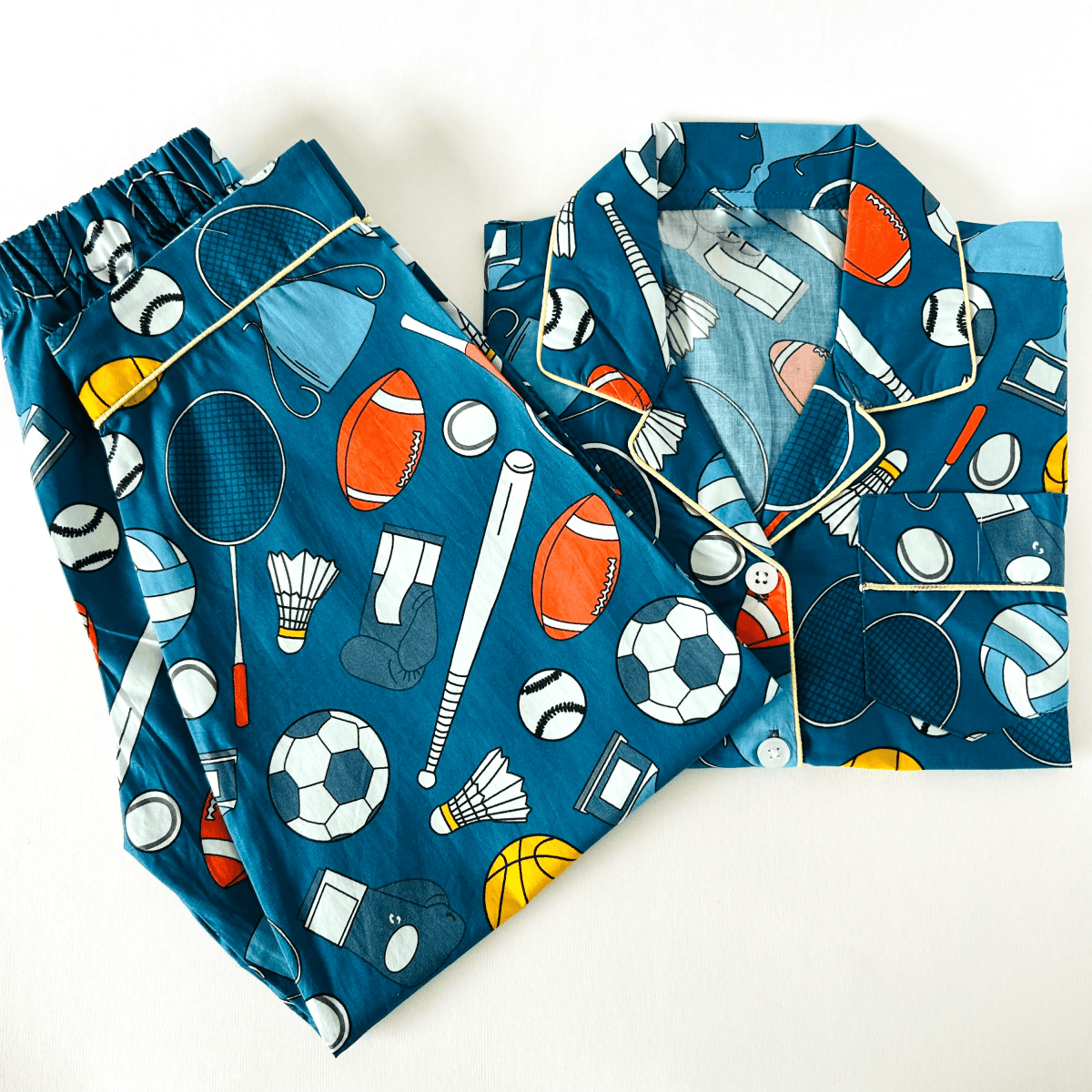 Playful Football Kids Pyjamas