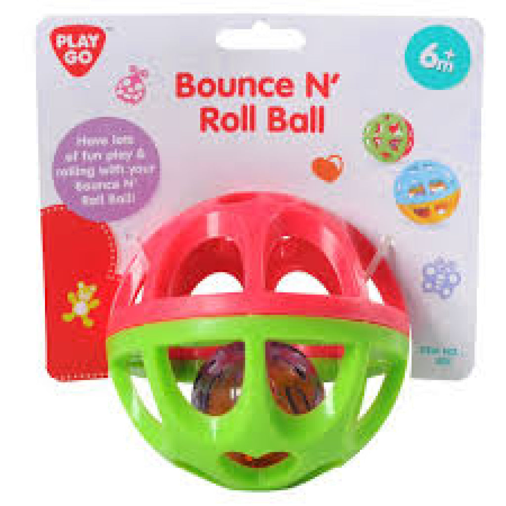 Playgo Bounce N Roll Ball (Assorted colours) - Sing Dong