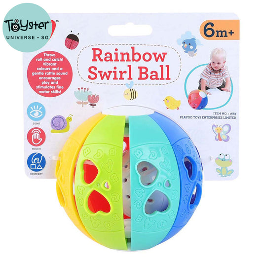 Playgo Rainbow Swirl Ball - Playgo