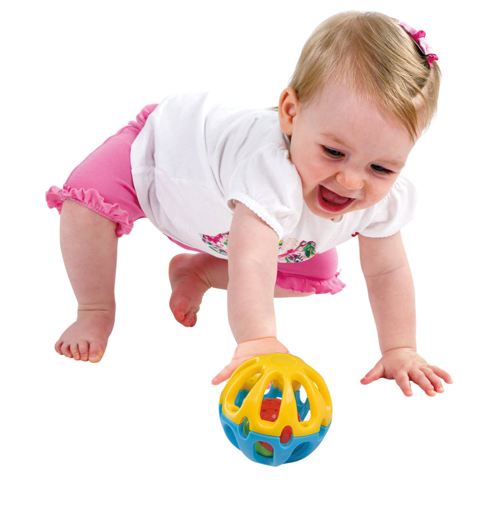 Playgo Take Along Rattle Ball (Assorted colours) - Playgo