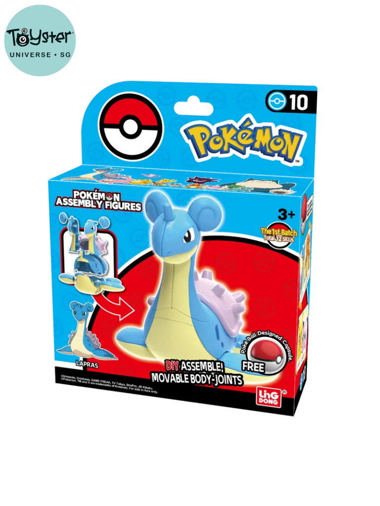 Pokemon Assembly Figures- Lapras Pokémon