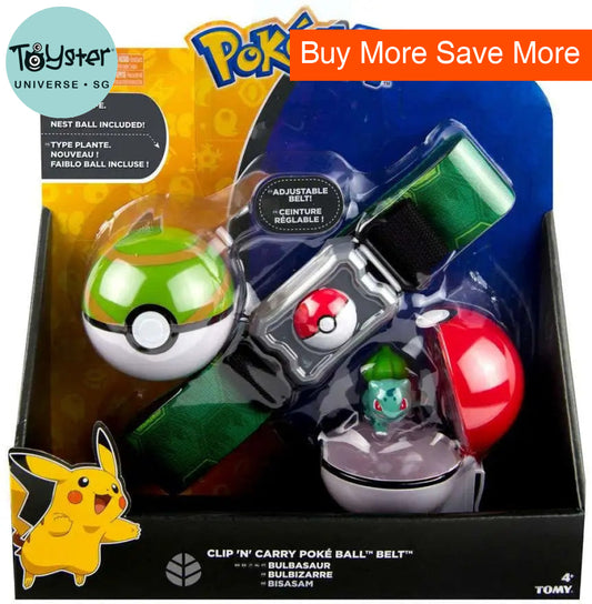 Pokemon BULBASAUR Clip N Carry Poke Ball Belt - Pokémon