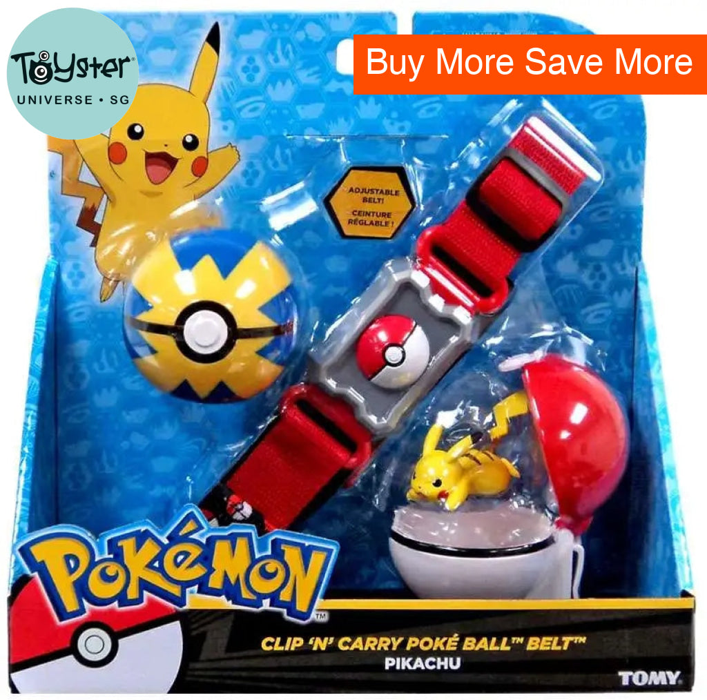 Pokemon PIKACHU Clip N Carry Poke Ball Belt - Pokémon