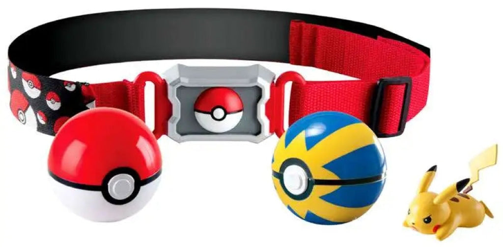 Pokemon PIKACHU Clip N Carry Poke Ball Belt - Pokémon