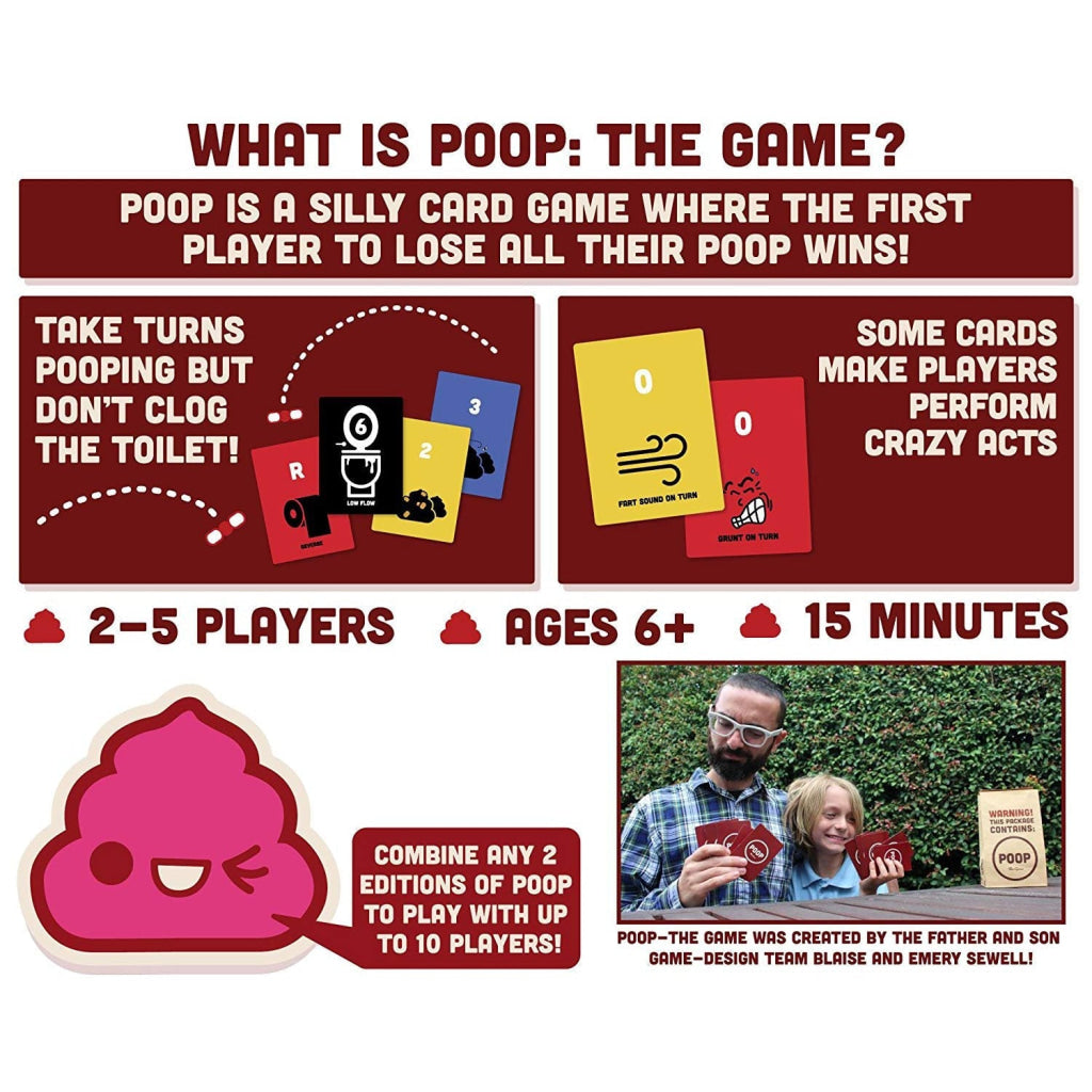 Poop: The Game - Card Games