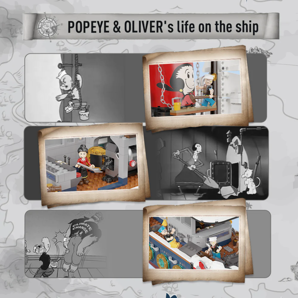 Pantasy Popeye Treasure Hunt Steamship Popeye