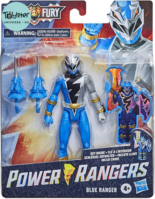 Power Rangers Dino Fury Blue Ranger 6-Inch Action Figure