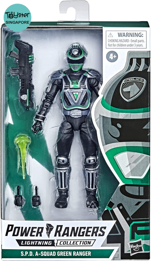Power Rangers Lightning Collection S.p.d. A-Squad Green Ranger 6-Inch Premium Collectible Action