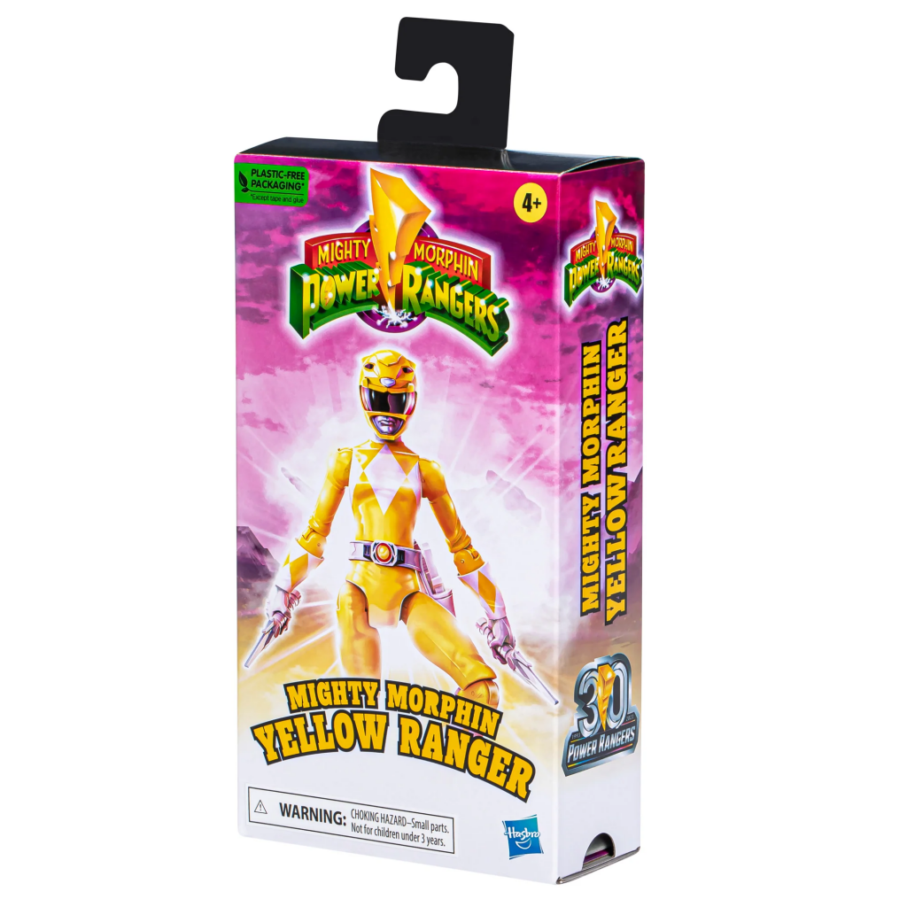 Power Rangers Mighty Morphin 30th Anniversary Yellow Ranger Action Fig ...
