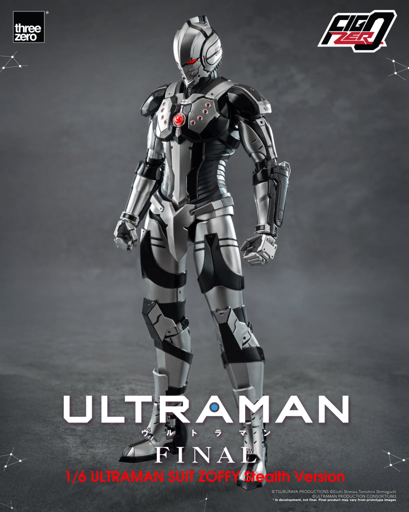 Pre-Order Threezero - Anime Ultraman Final Season Figzero 1/6 Suit Zoffy Stealth Version