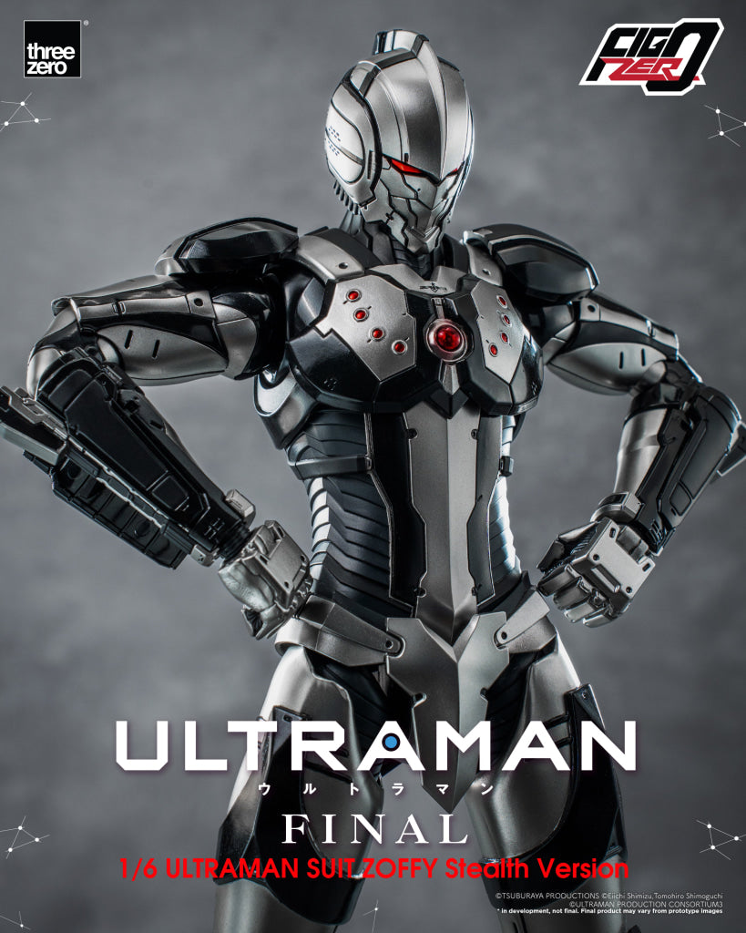 Pre-Order Threezero - Anime Ultraman Final Season Figzero 1/6 Suit Zoffy Stealth Version