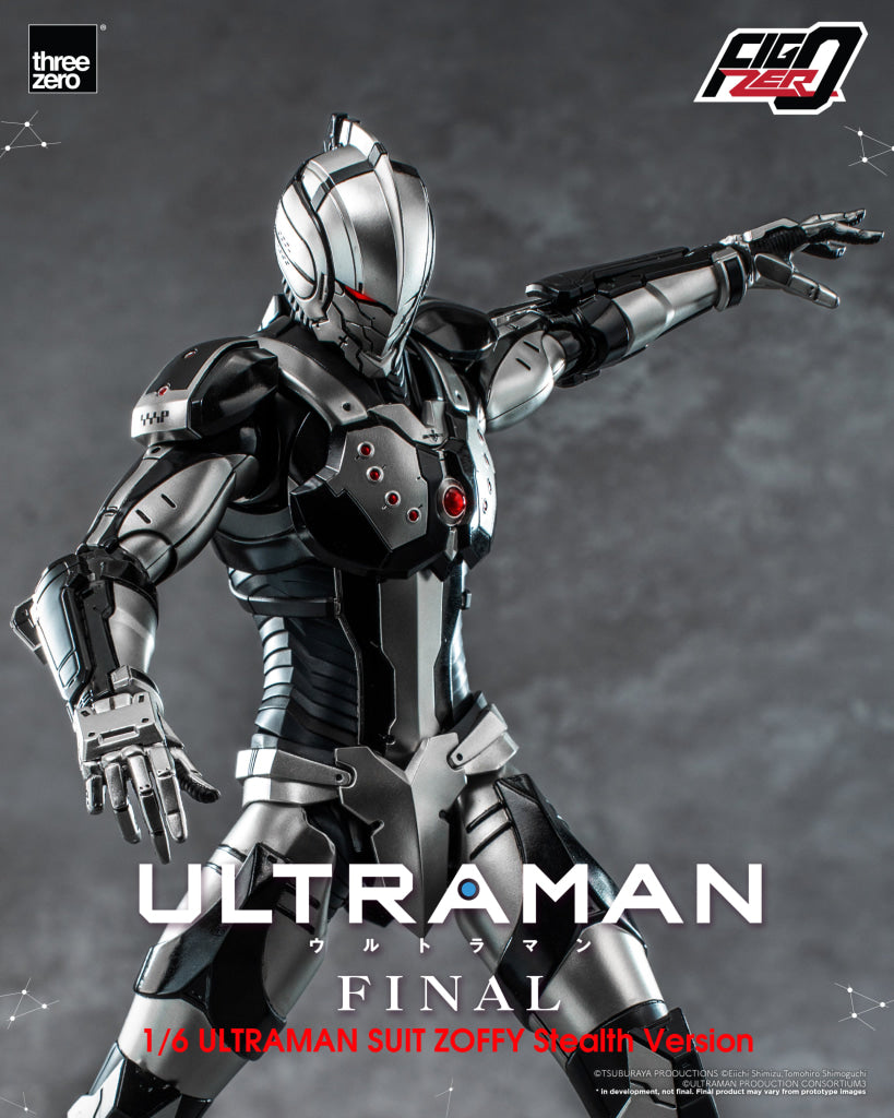 Pre-Order Threezero - Anime Ultraman Final Season Figzero 1/6 Suit Zoffy Stealth Version