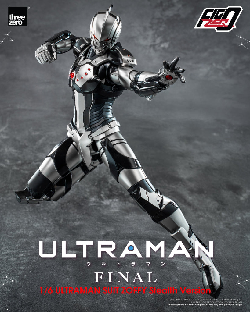 Pre-Order Threezero - Anime Ultraman Final Season Figzero 1/6 Suit Zoffy Stealth Version