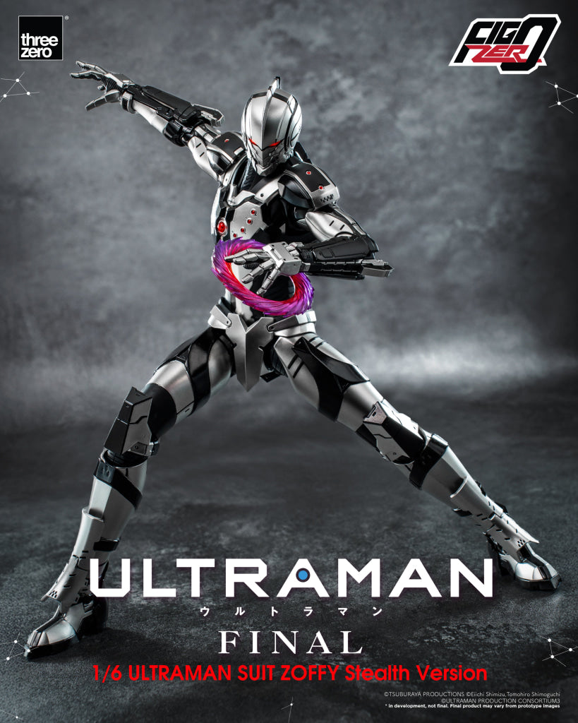 Pre-Order Threezero - Anime Ultraman Final Season Figzero 1/6 Suit Zoffy Stealth Version