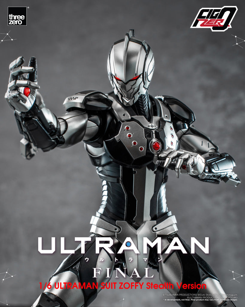 Pre-Order Threezero - Anime Ultraman Final Season Figzero 1/6 Suit Zoffy Stealth Version