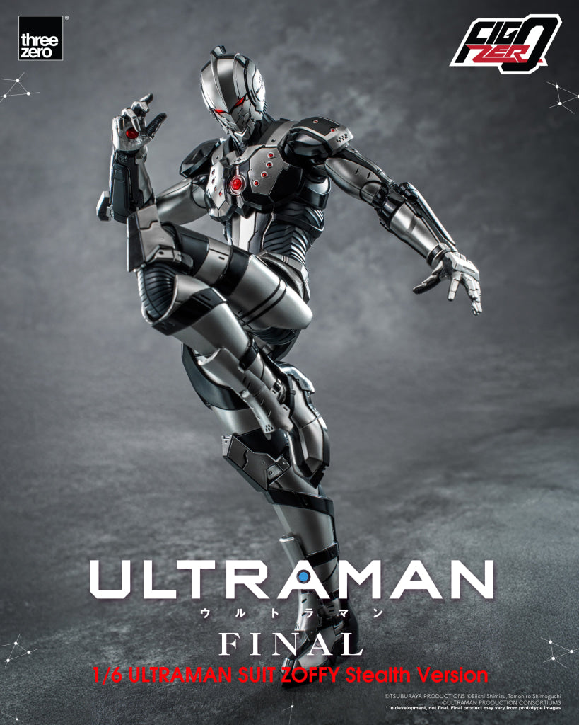 Pre-Order Threezero - Anime Ultraman Final Season Figzero 1/6 Suit Zoffy Stealth Version