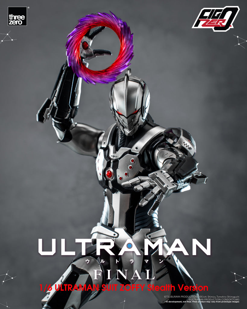 Pre-Order Threezero - Anime Ultraman Final Season Figzero 1/6 Suit Zoffy Stealth Version