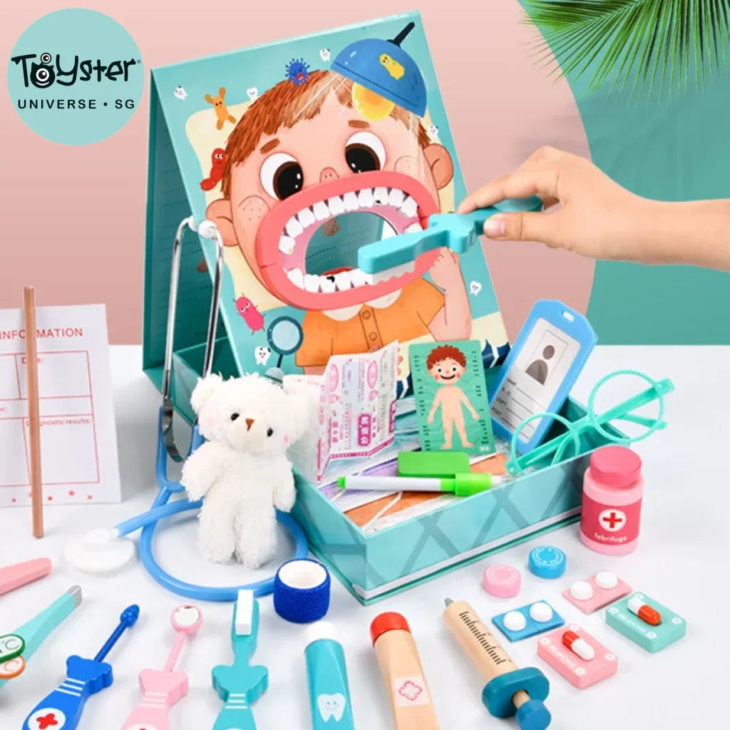 Pretend Play Wooden Doctor Educational Toys - TOYSTER.SG – Toyster ...