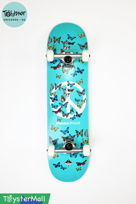 Primitive Codes Teal Skateboard - 8.0 - Skateboard