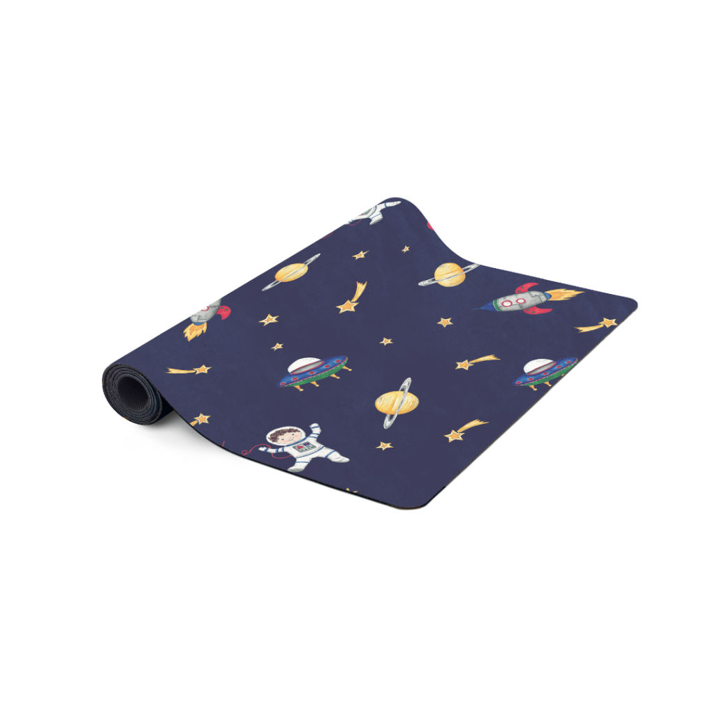 Printed Kids Yoga Mats - Space - Yoga Mat
