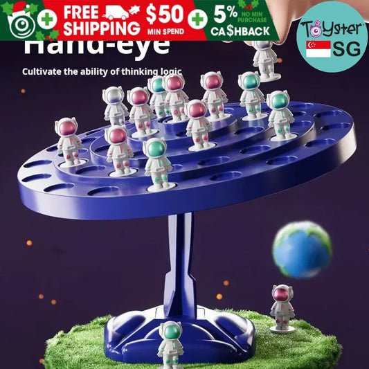 Puzzle Balance Tree Folding Space Man Board Game