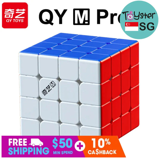 Qiyi M Pro Speedcube 4X4X4 Magnetic Magic Cube Professional Qiyi