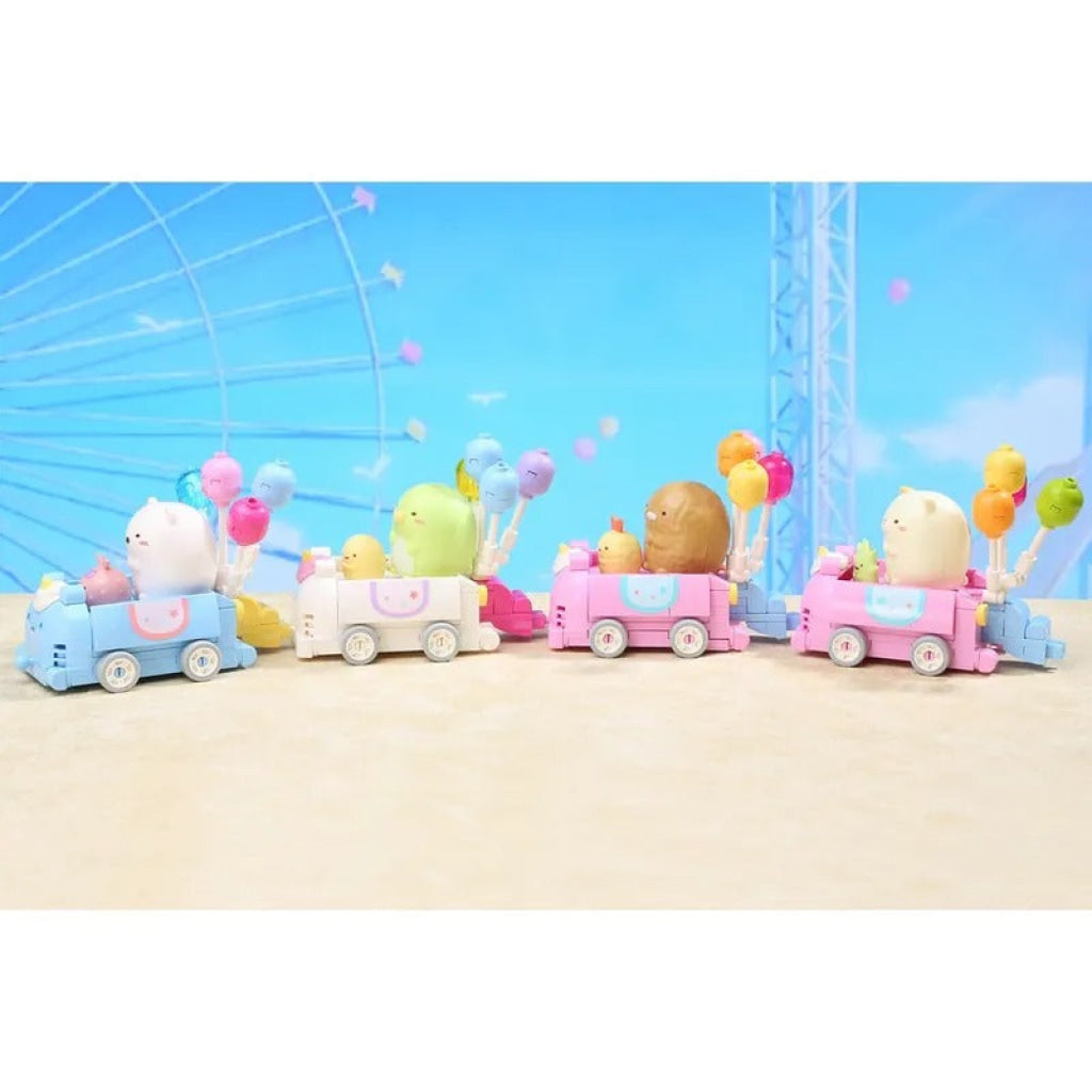 Qman Sumikko Shirokuma & Furoshiki Balloon Car Sumikko
