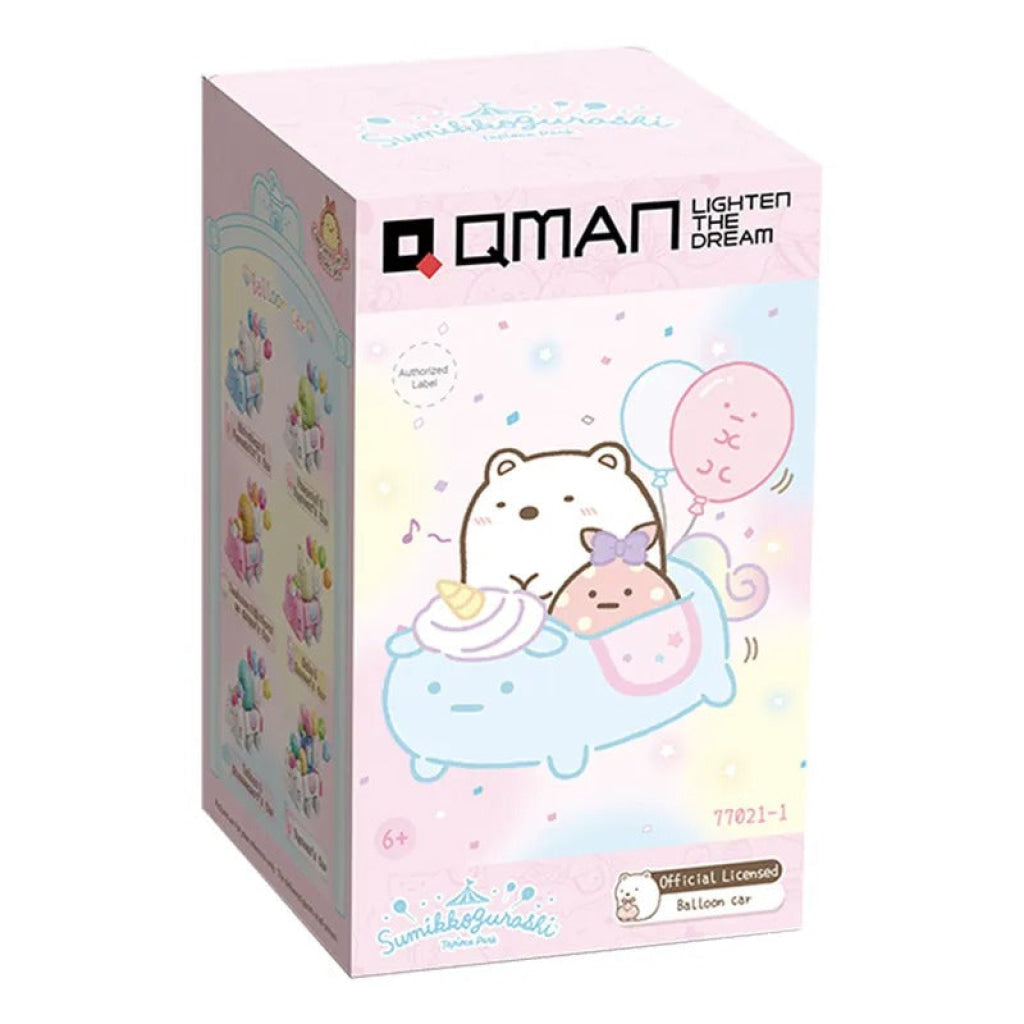 Qman Sumikko Shirokuma & Furoshiki Balloon Car Sumikko