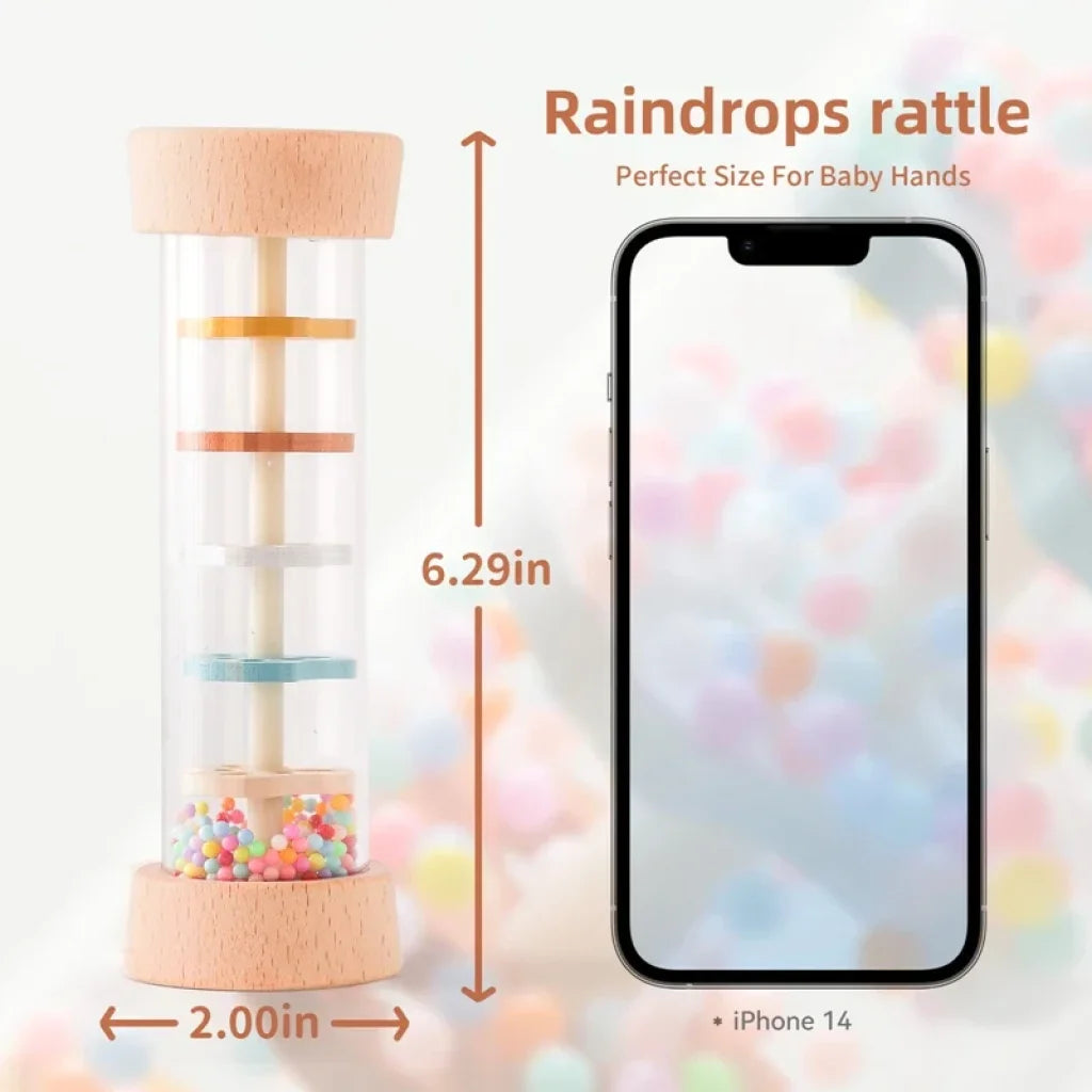 Music Note Rattle Toy Rain Music Rattle Toy – Toyster Universe Singapore