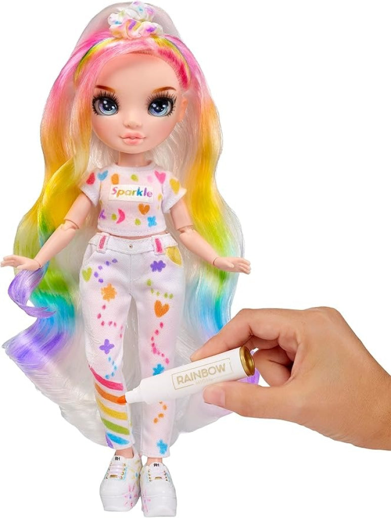 Rainbow High Color & Create - Blue Eyes Straight Hair