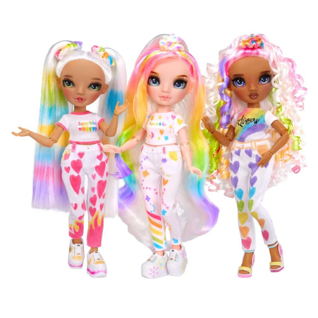 Rainbow High Color & Create - Purple Eyes Curly Hair
