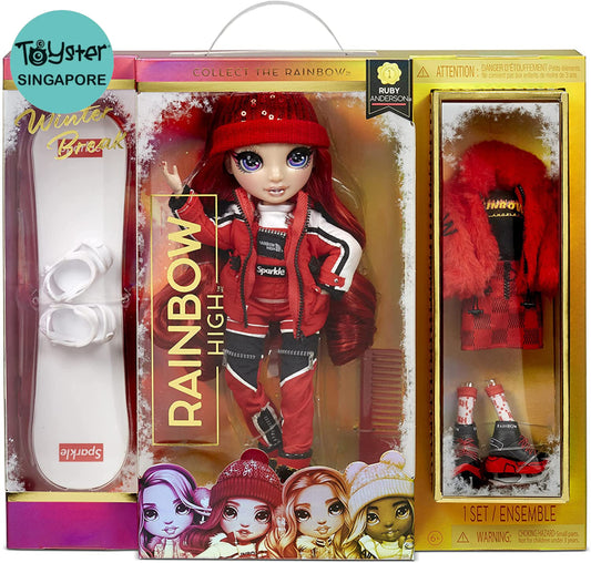 Rainbow High Winter Break Ruby Anderson Red