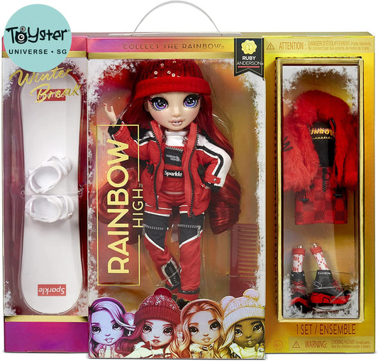 Rainbow High Winter Break Ruby Anderson Red