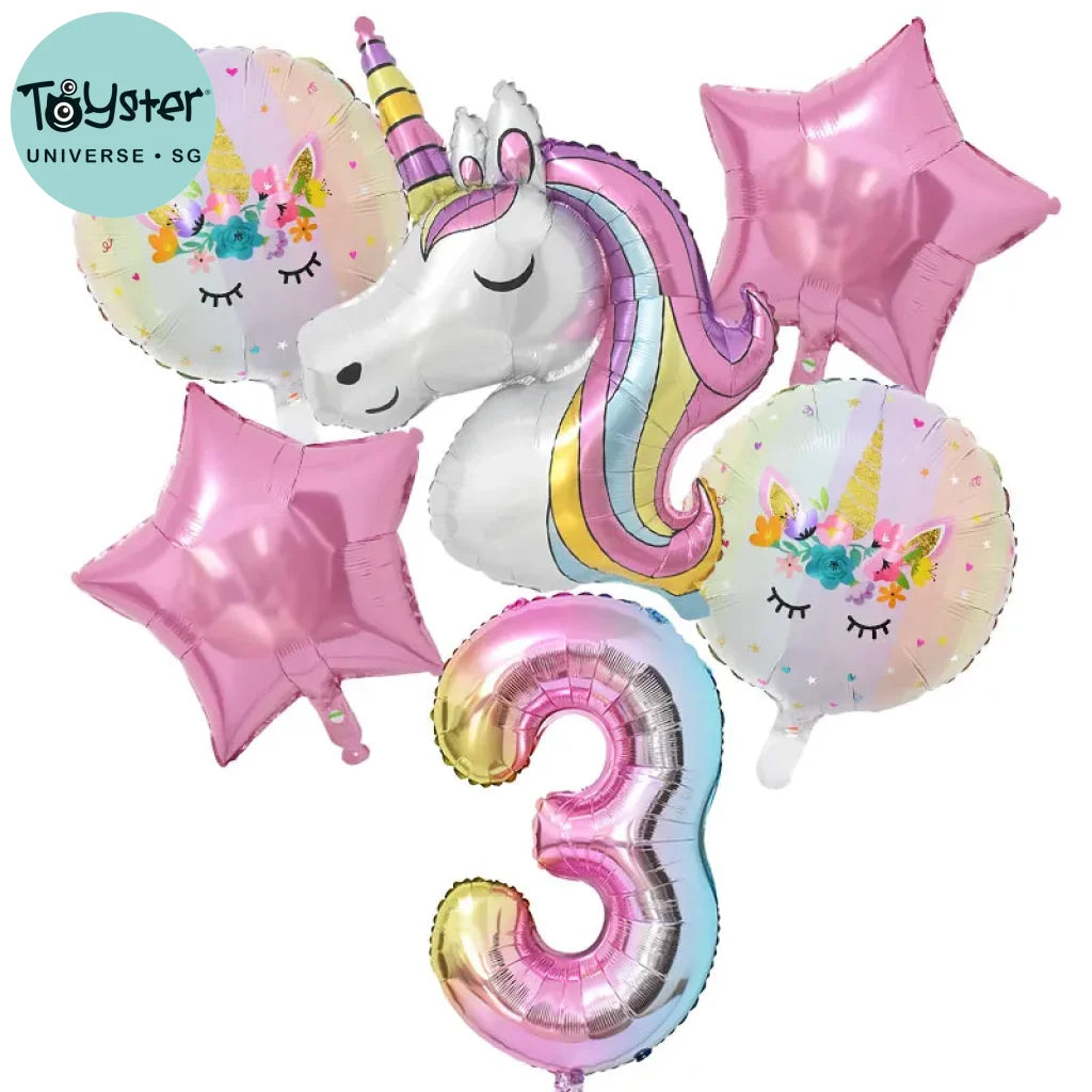Rainbow Unicorn Theme Birthday Party Decorations