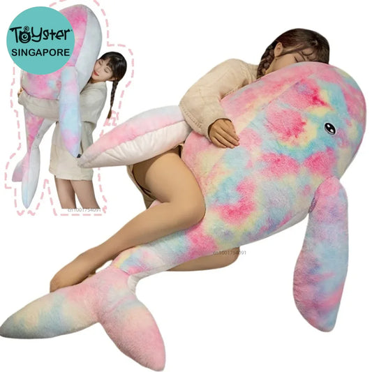 Rainbow Whale Plush Toy