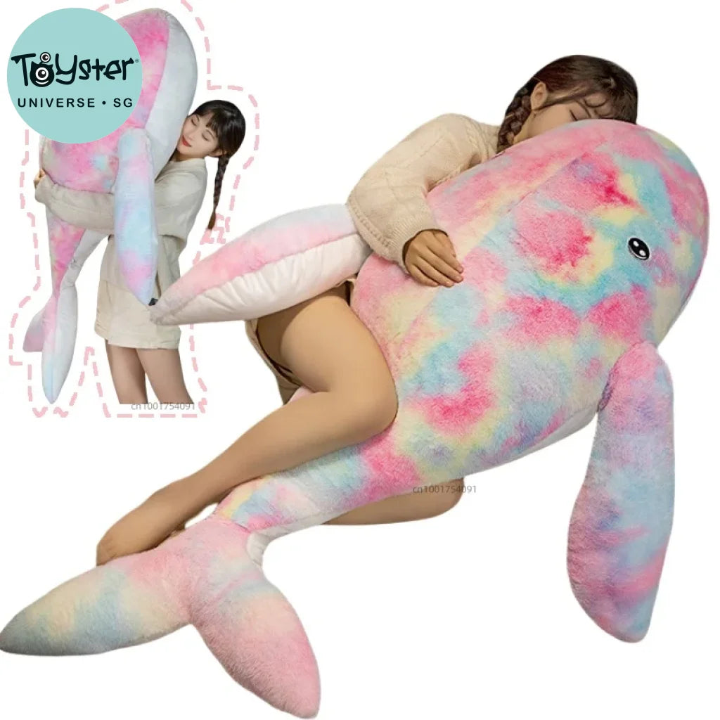 Rainbow Whale Plush Toy