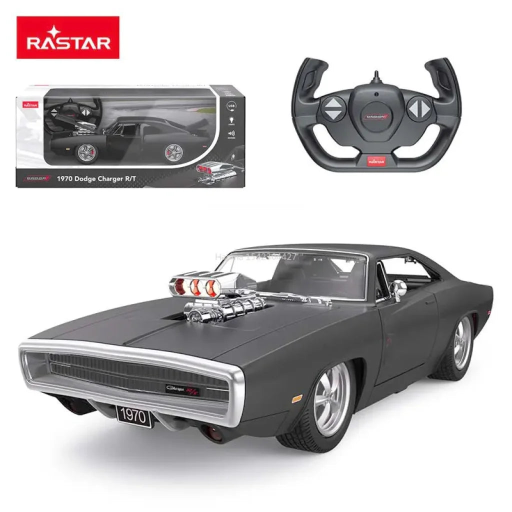 RASTAR 1/16 Dodge Charger R/T 1970 RC - Original Box