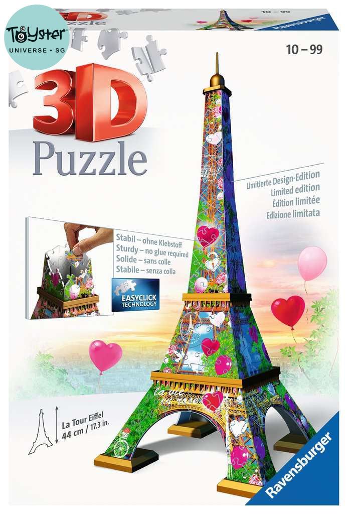 Ravensburger 3D Puzzle Eiffelturm Love Edition Gravitrax