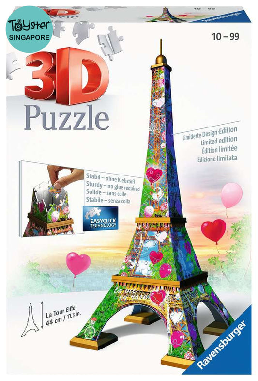 Ravensburger 3D Puzzle Eiffelturm Love Edition Gravitrax