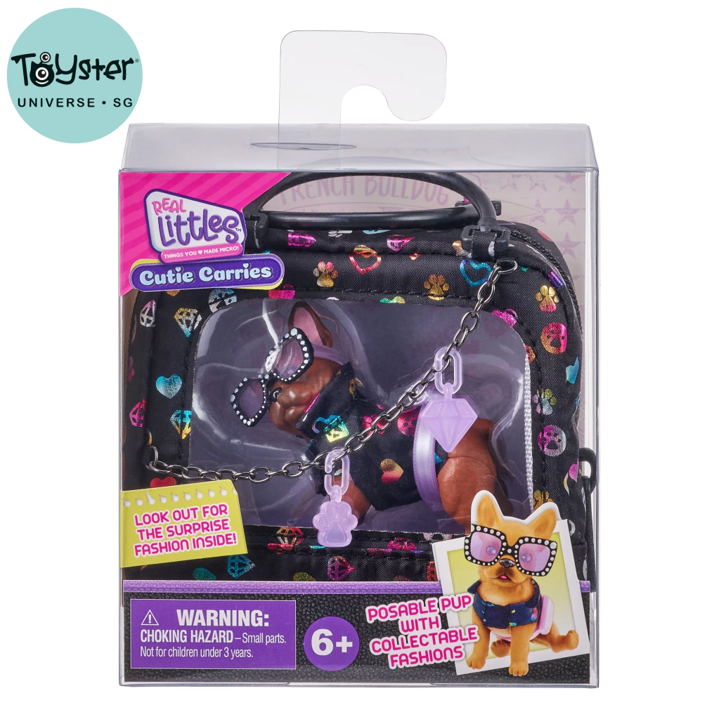Real Littles Cutie Carries Pack - French Bulldog
