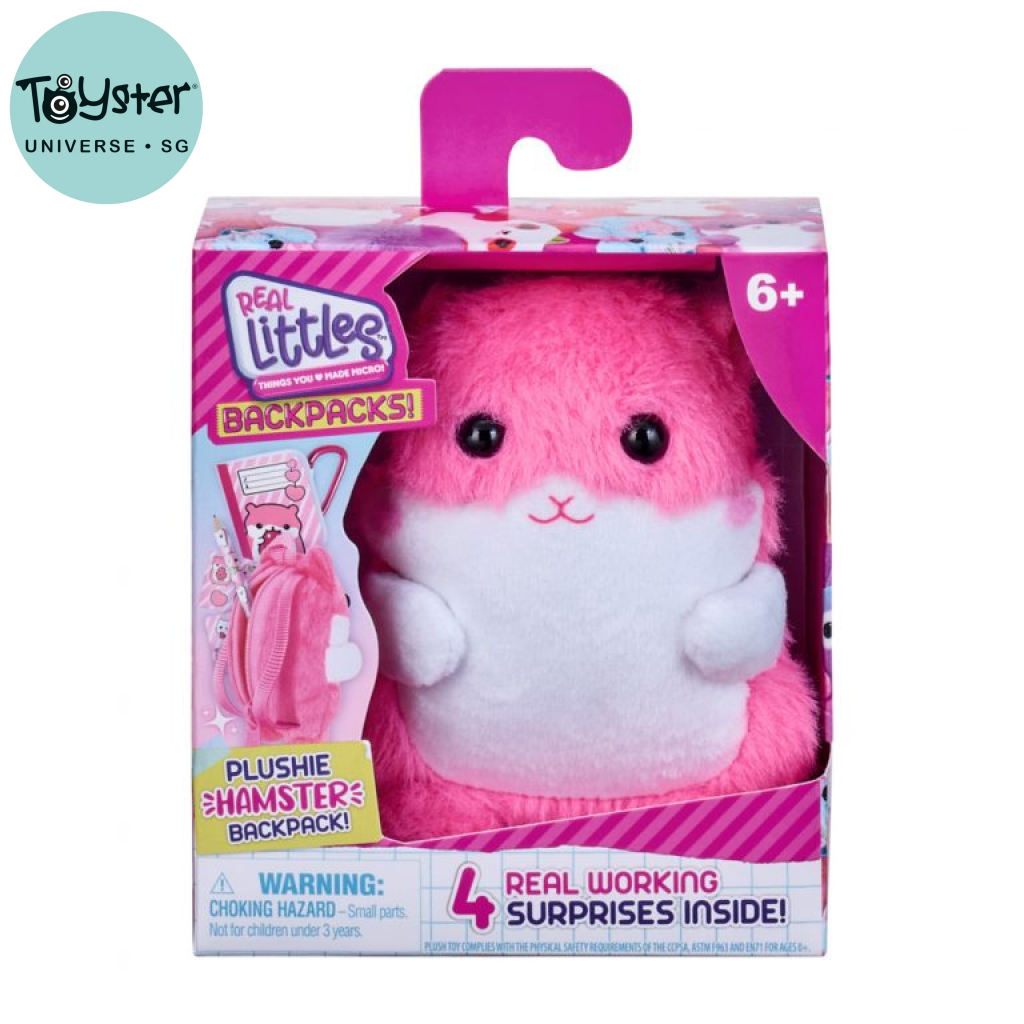 Real Littles Plushie Backpacks - Hamster