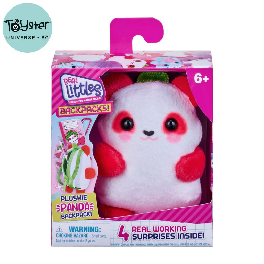 Real Littles Plushie Backpacks - Panda