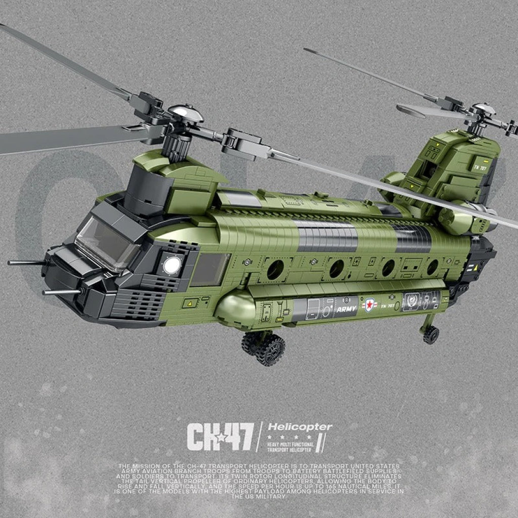 Reobrix CH-47 Transport Helicopter Chinook 33031 - Reobrix