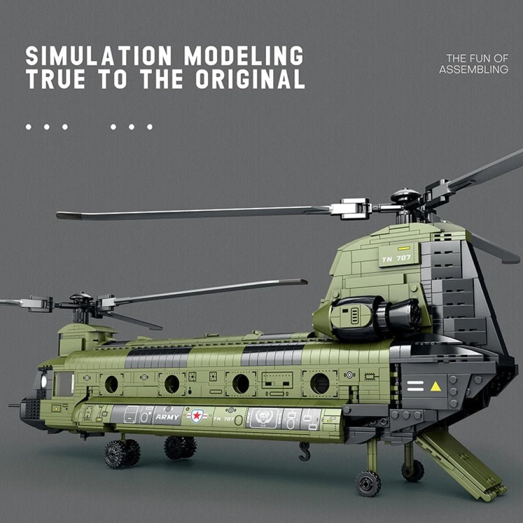 Reobrix CH-47 Transport Helicopter Chinook 33031 - Reobrix