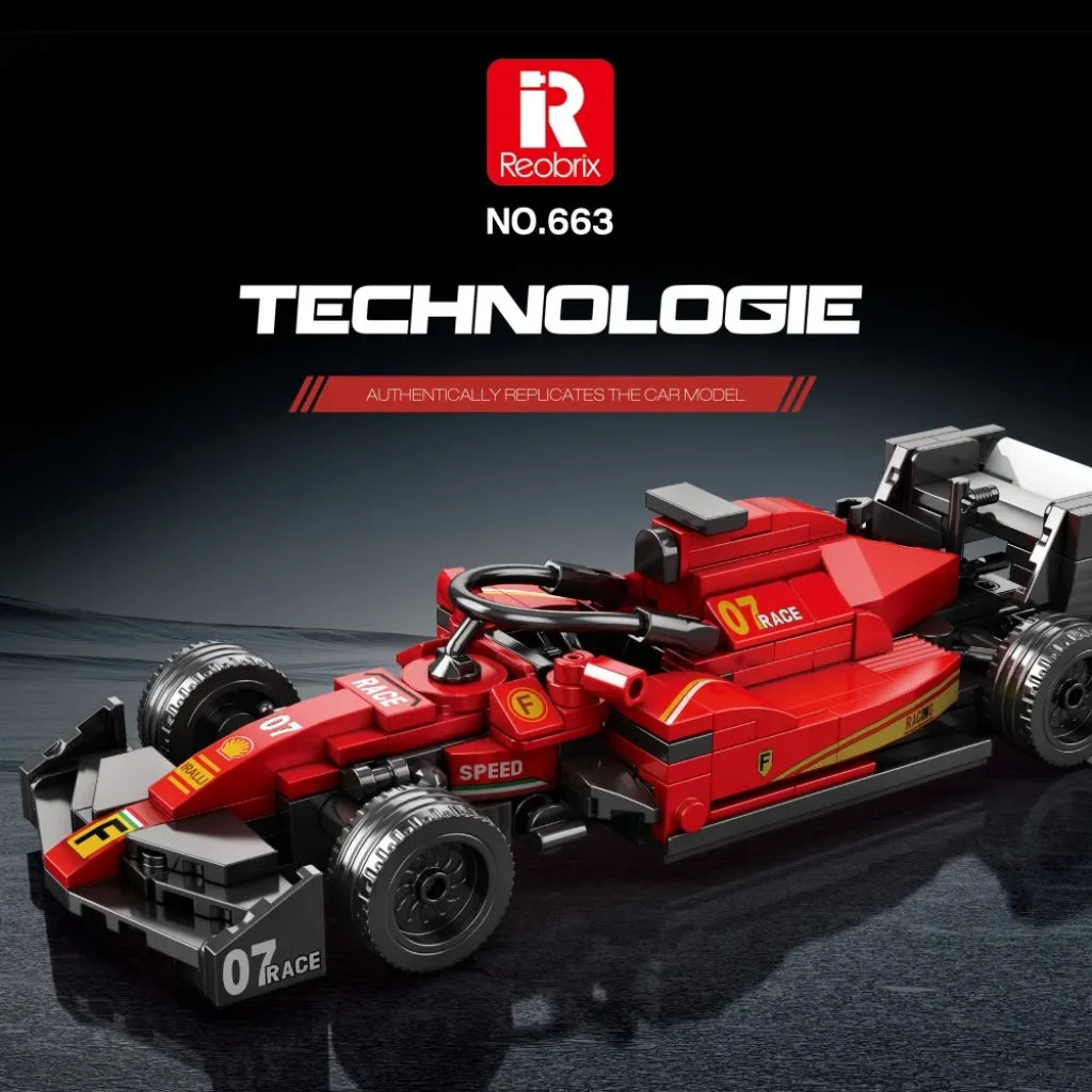 Reobrix Formula Racing Car Building Blocks 1:24 245PCS